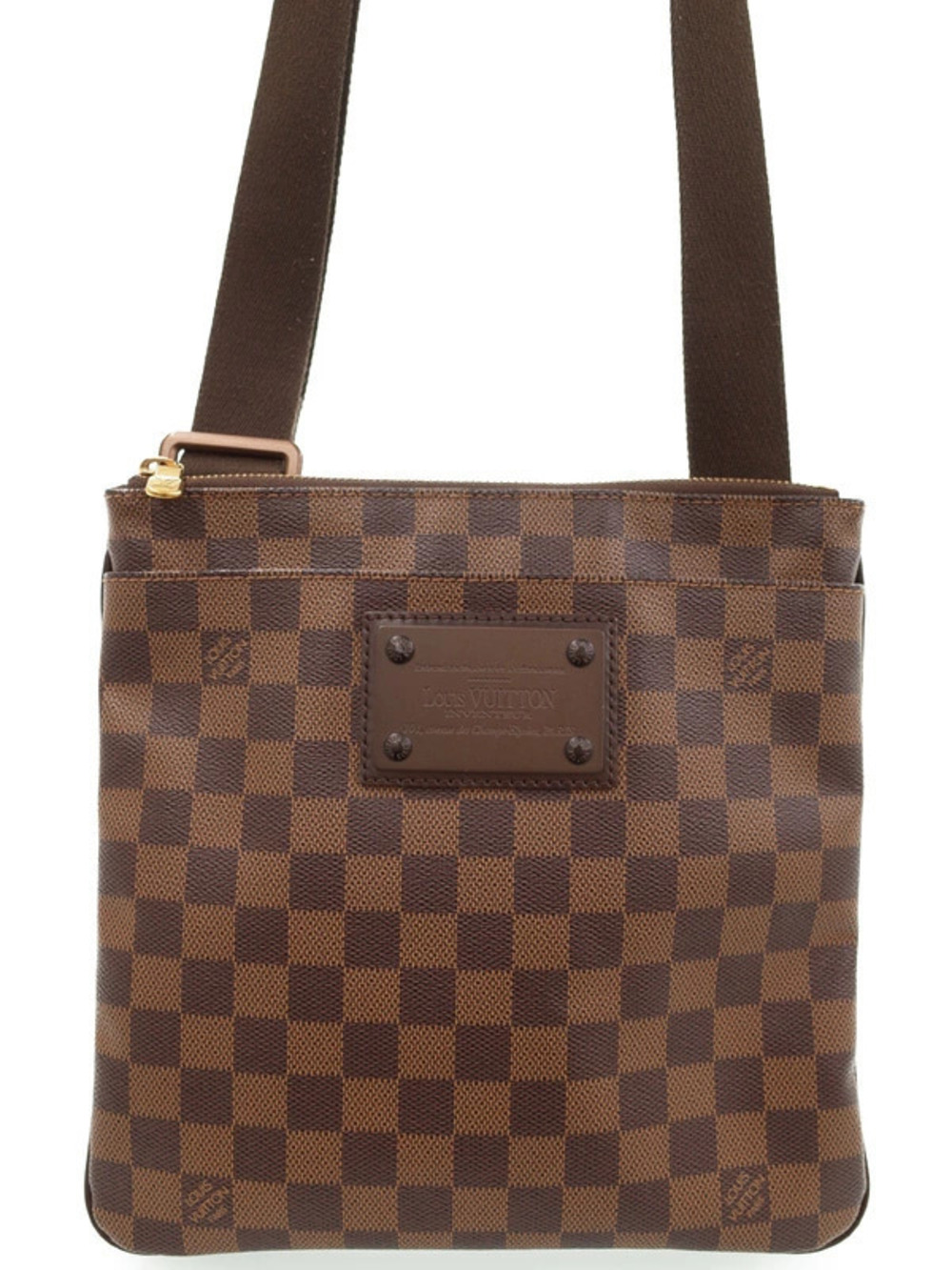 Louis Vuitton Damier Pochette Plat Brooklyn Shoulder Bag